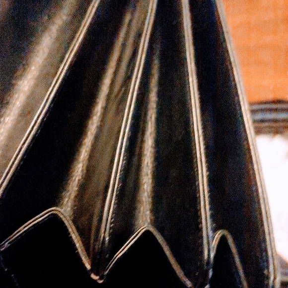 RARE JOSEPH HORNE NAVY BLUE BLACK ITALY SAFFIANO BRIEFCASE GORGEOUS HANDBAG - Picture 7 of 15